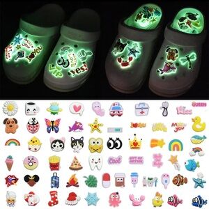Glow in the dark croc jibitz, 3$ each bundle for a deal!!